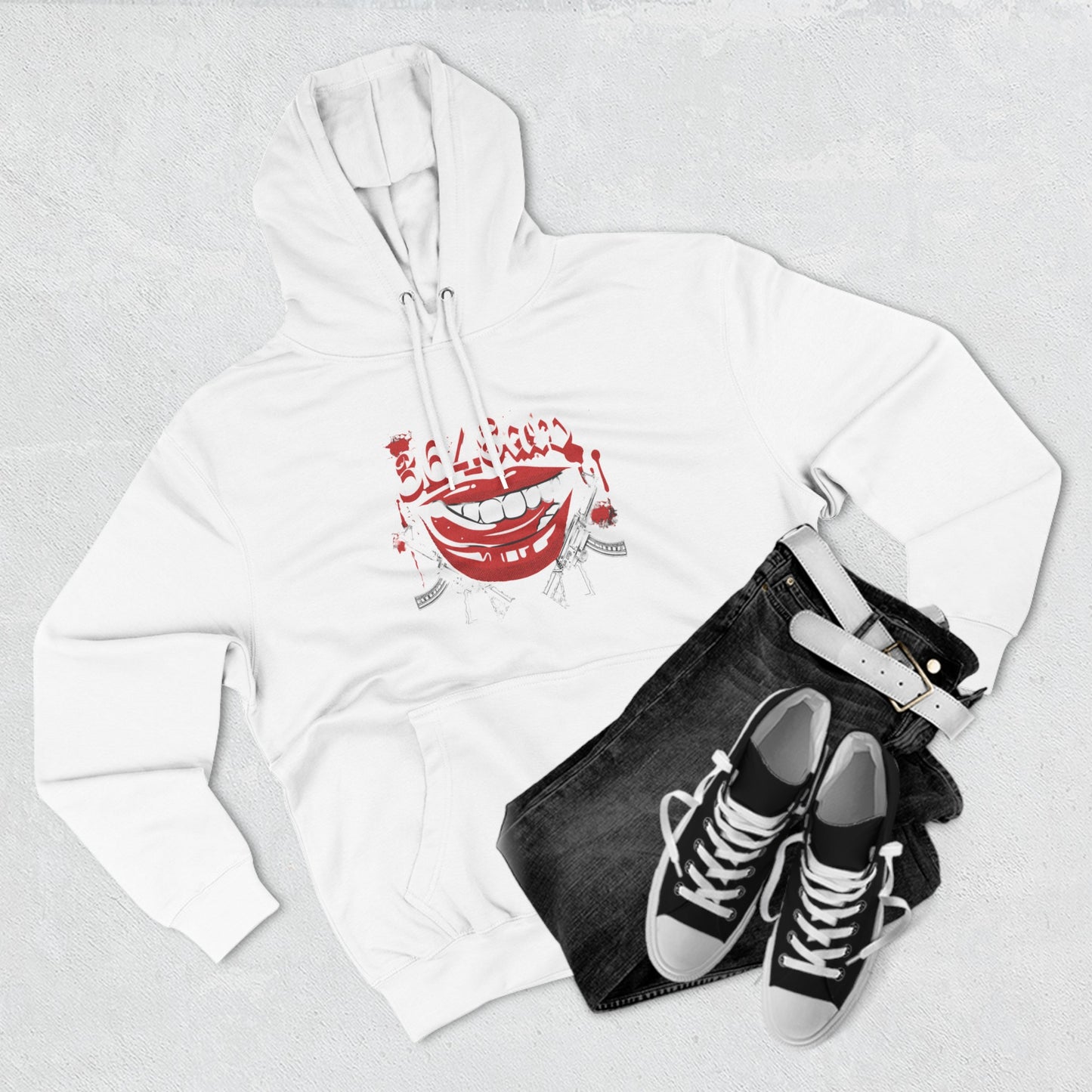 364saw Lip Hoodie