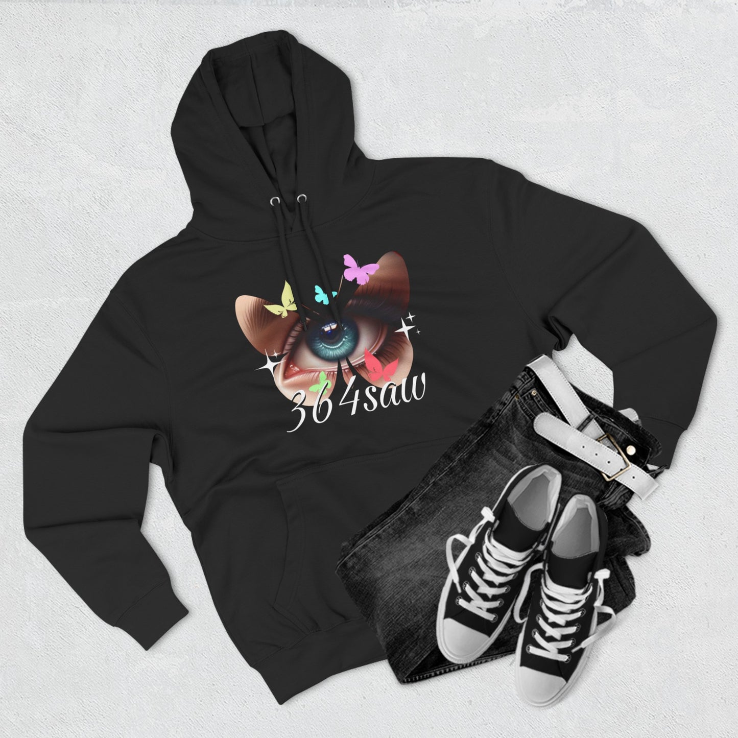 364saw Butterfly Hoodie